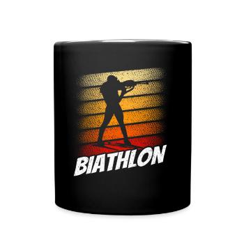 Biathlon Sport Biathlete Biathlete Biathlons - Full Colour Mug - black - Front