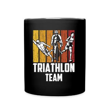 Triathlon Team Triathlete Triathlons Triathlete - Full Colour Mug - black - Front