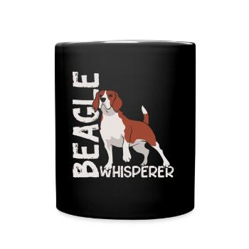 Beagle Whisperer Dog Lover Puppy Beagles - Mug uni - noir - Devant