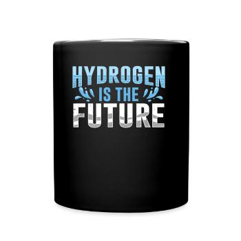Wasserstoff Ist Die Zukunft Element Hydrogen - Tasse einfarbig - Schwarz - Vorne