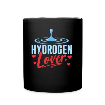 Hydrogen Lover Energy Element Hydrogen - Full Colour Mug - black - Front