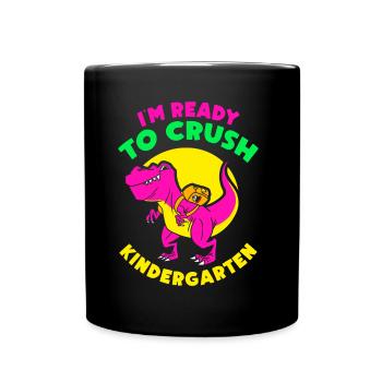 Je suis prêt à détruire le jardin d’enfants mignon - Mug uni - noir - Devant