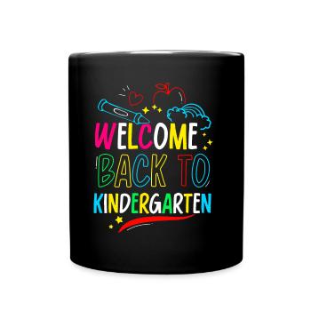 Bienvenue à la maternelle Sweet Children Humour - Mug uni - noir - Devant