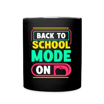 Mode de retour à l’école A Enseignant Début de l’école - Mug uni - noir - Devant