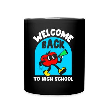 Welcome back to school Teachers Back to school - Full Colour Mug - black - Front