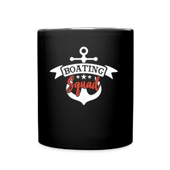 Équipe nautique Voilier Bateau Yacht Bateau - Mug uni - noir - Devant