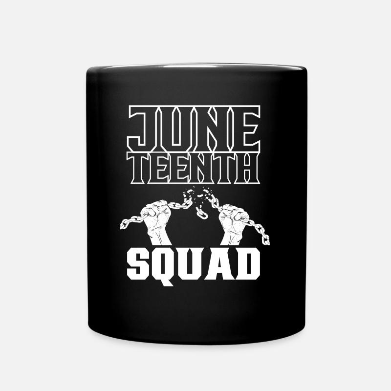 Juneteenth Team 1865 Black African American - Mug uni - noir