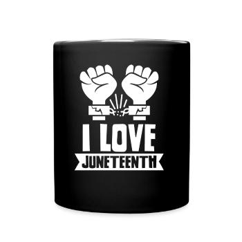 J’adore le Juneteenth Black African American - Mug uni - noir - Devant