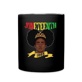 Juneteenth 1865 Afrika Black African American - Tasse einfarbig - Schwarz - Vorne