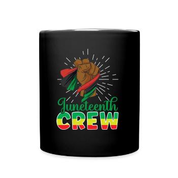 Juneteenth Team 1865 African American Black - Full Colour Mug - black - Front