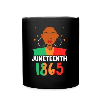 Juneteenth 1865 Africa Black African American - Full Colour Mug - black - Front