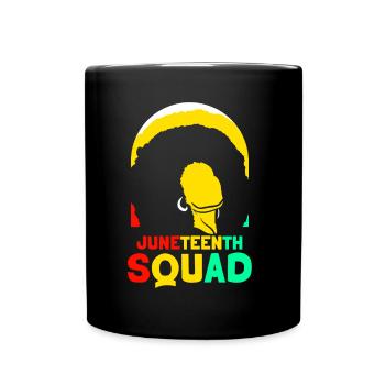 Juneteenth Team Black 1865 African American - Full Colour Mug - black - Front