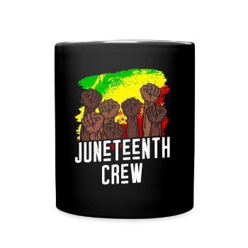 Juneteenth Team 1865 African American Black - Full Colour Mug - black - Front