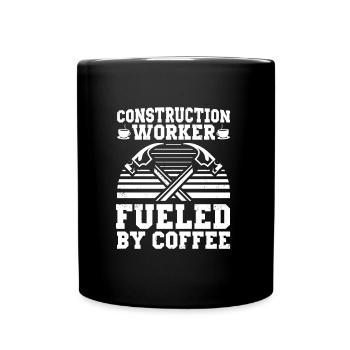 Handwerker - Tasse einfarbig - Schwarz - Vorne