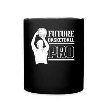Future professional basketball player - Full Colour Mug - black - Front