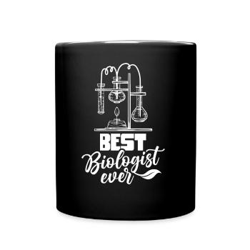 Bester Biologe Aller Zeiten Biologie Biologin - Tasse einfarbig - Schwarz - Vorne