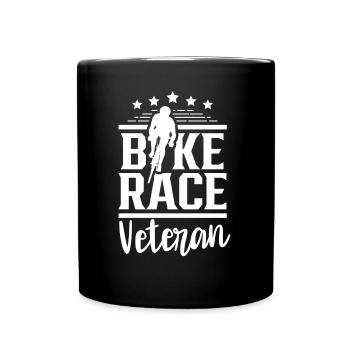 Cycling Veteran Bicycle Race Cyclist - Full Colour Mug - black - Front