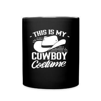 Das Ist Mein Cowboy Kostüm Cowboys Süß Texas - Tasse einfarbig - Schwarz - Vorne