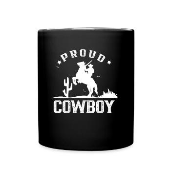 Proud Cowboy Sayings Cowboys Sweet Texas - Full Colour Mug - black - Front