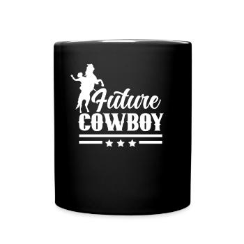 Future Cowboy Cute Cowboys Dictons Texas - Mug uni - noir - Devant