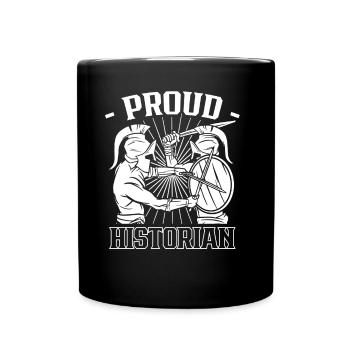 Fier historien Histoire Profession - Mug uni - noir - Devant