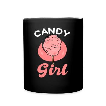 Candy Girl Cotton Candy - Full Colour Mug - black - Front