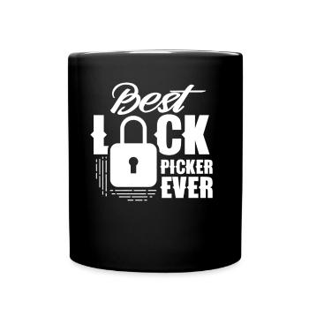Der Beste Lock Picker Aller Zeiten Lock Picking - Tasse einfarbig - Schwarz - Vorne