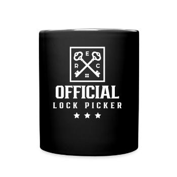 Serrure officielle Lock Picker Lock Picker - Mug uni - noir - Devant