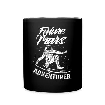 Future Mars Adventurer Planet Astronaut - Mug uni - noir - Devant