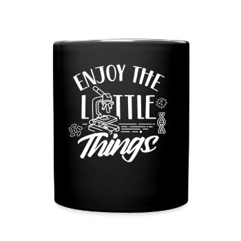 Profitez des petites choses Microscope Microscopes - Mug uni - noir - Devant