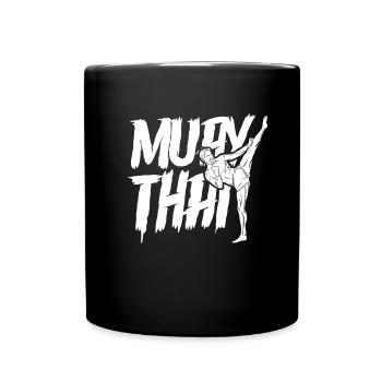 Muay Thai Arts martiaux de combat de combat Arts martiaux - Mug uni - noir - Devant