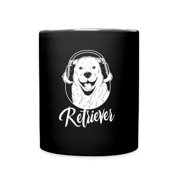 Retriever Pet Dog Sayings Retrievers - Full Colour Mug - black - Front