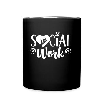 Social Work Profession Social Worker Social Work - Full Colour Mug - black - Front