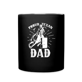 Fier Texas Père Fier Texas Texan - Mug uni - noir - Devant
