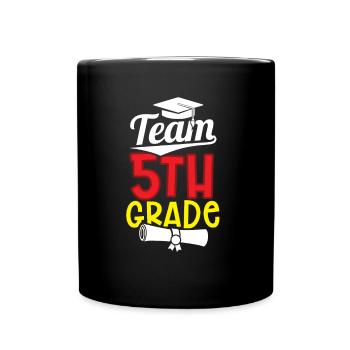 Équipe 5 classe école cinquième année cinquième année - Mug uni - noir - Devant