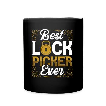 Der Beste Lock Picker Aller Zeiten Lock Picking - Tasse einfarbig - Schwarz - Vorne