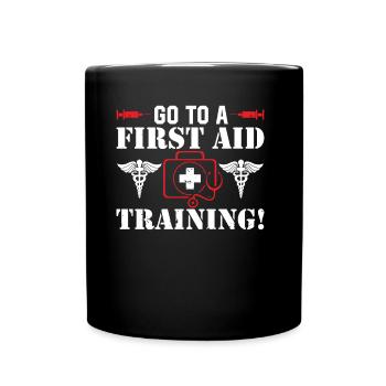 Participer à un instructeur de secourisme - Mug uni - noir - Devant