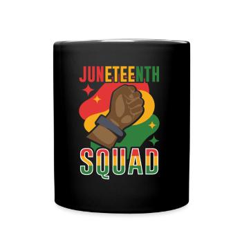Juneteenth Team African American 1865 Black - Full Colour Mug - black - Front