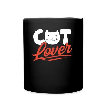 Chat Amants Chats Animaux Chat Mignon - Mug uni - noir - Devant