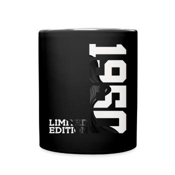 LIMITED EDITION 1950 76TH BIRTHDAY - Full Colour Mug - black - Front