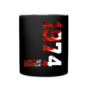 52ND BIRTHDAY 52 YEARS LIMITED EDITION 1974 - Full Colour Mug - black - Front