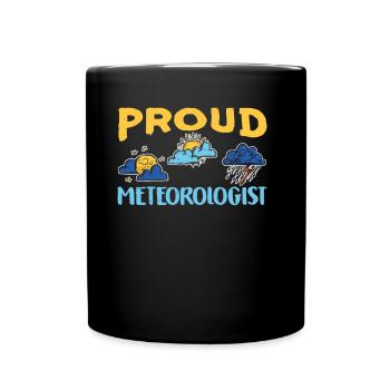 Fier météorologue Prévisions météorologiques Météorologie - Mug uni - noir - Devant
