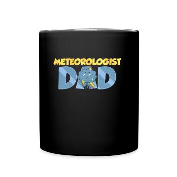 Météorologue Papa Météorologie - Mug uni - noir - Devant