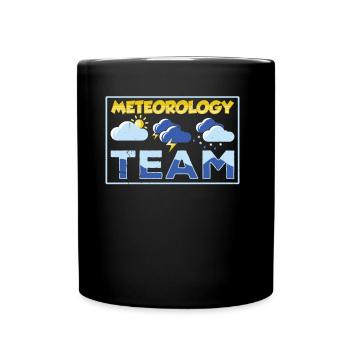 Équipe Météorologie Météorologue Prévisions météorologiques - Mug uni - noir - Devant