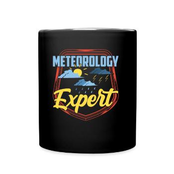 Expert en météorologie Météorologue spécialiste des prévisions météorologiques - Mug uni - noir - Devant