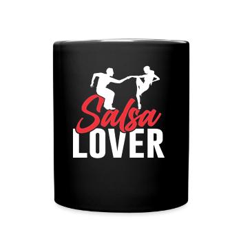 Salsa Lovers Hobby Dance Dancers Dancing - Full Colour Mug - black - Front