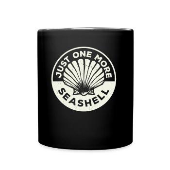 Only one mussel Mussel collector Mussels - Full Colour Mug - black - Front