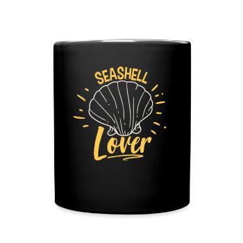 Amoureux des coquillages Collecteurs de coquillages Collecte de coquillages - Mug uni - noir - Devant