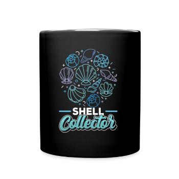 Shell collectors Mussel collectors collect mussels - Full Colour Mug - black - Front