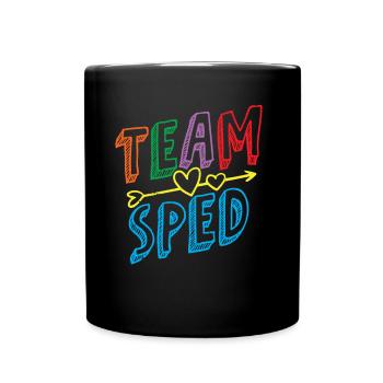 Team Special Education Teachers Special Education Profession - Full Colour Mug - black - Front